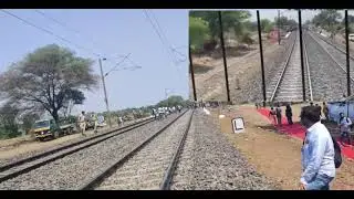 New Kavach head-on train collision prevention system of Indian railways.