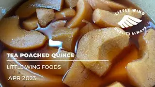 Tea Poached Quince