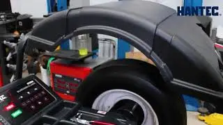 &iquest;C&oacute;mo calibrar balanceadora de llantas 11 a 24 pulgadas Hantec?