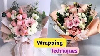 Flower Arranging & Wrapping Tutorial | DIY Bouquet Bliss | Bouquet making ideas | Floristry guide 