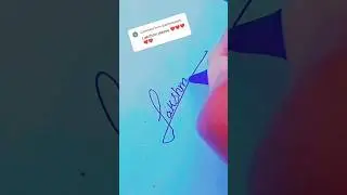 Lakshmi sign #viral #youtubeshorts #artistkajal #request #signature #lakshmi #raajavin #tamilsong