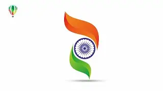 Easy way to make Indian Flag Logo Using Corel Draw #india