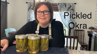 Crisp Pickled Okra :: A Little Bit Of Spice And A Lot Of Garlic