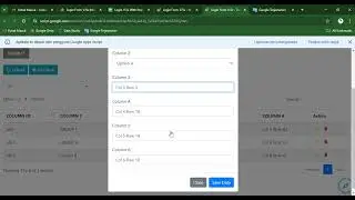 Google Apps Script - Login V.5x - CRUD Datatable | CRUD With Popup Version (Demo)