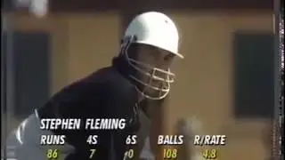 Stephen Fleming 90 (Debut ODI) vs India 1st ODI 1994 Napier