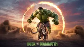 Hulk&rsquo;s Superman Punch vs Giant Mammoth | Epic Marvel-Style Fight Scene