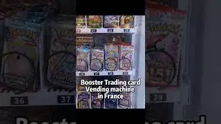 Booster Pokemon Trading card Vending machine