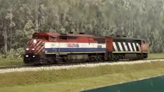 CN & BC Rail C40-8M's w/ Working Class Lights