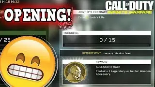 infinite warfare - opening 3 ACCESSORY HACKS! infinite warfare contract rewards opening