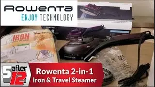 Rowenta 2 in 1 Travel Steamer and Iron | Houseables Ironing Blanket