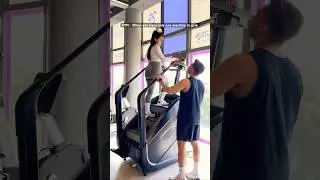 Got trapped after saying 'yes' 😏 #gym #funny #couple #memes #comedy #gymgirl #fitness #trending #...