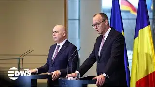 German Chancellor Merz & Romanian PM Bolojan Joint Presser | Europe&rsquo;s Future & Security | AC15