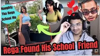 Rega Found His Hot School Friend 🫣 | She Revealed Rega's Secrets 🤣 Krutika Trolling 🤣 #regaltos