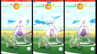 Trio'd weather boosted Confusion/Psychic Mewtwo (62 sec left)