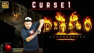 My First Run As Necromancer In Diablo 2 Resurrected, Curse 1, #pcgaming #diablo2resurrected
