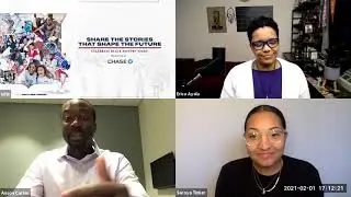 New York Rangers Black History Month Panel with Anson Carter, Erica Ayala and Saroya Tinker