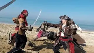 Spectacle Pirate : L'Ile des Naufrageurs - Le Cercle d'Escrime Ancienne - Animations et campement.