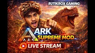ARK SUPREME MOD LIVE 🔥 | Dino Survival Ka Asli Test | RutikroxGaming #shortlive