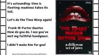 Top 30 Quotes from Movie The Rocky Horror Picture Show1975Part 2#Amazing Movie#Action#VintageMovies