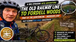 The Old Railway Line To Fordell Woods. mtb Fife. mtb Scotland.. 7/11/2020.