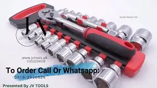 The Best  Car Repair Hand Tools 1/2 Drive Chrome Vanadium Socket Ratchet Wrench Set (20 PCS)