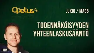 Todennäköisyyden yhteenlaskusääntö