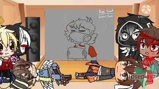 halo family (+ ranboo) react to the bench trio ( credits to all the animations in desc)