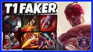 T1 Faker Lee Sin Jungle vs Master Yi - Ranked Master EUW Patch 11.19 ✅