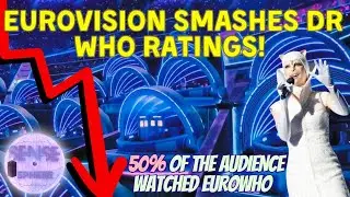 DOCTOR WHO RATINGS LATEST: 3.75M: DR WHO GETS HALF OF EUROVISION AUDIENCE