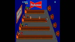 Tapper M.A.M.E Arcade Retro Game Session