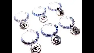 How to DIY Wine Glass Charms with Memory Wire