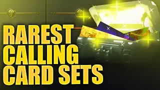 Black Ops 3 Rarest & Coolest Calling Cards - Blackmarket Set Calling Cards