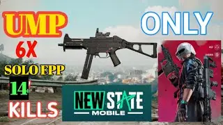 New State Mobile Gameplay UMP ONLY SOLO CONQUEROR RANK PUSH Season 4