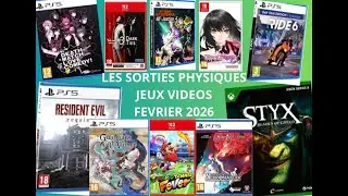 Sorties physiques : Jeux vid&eacute;os - F&eacute;vrier 2026