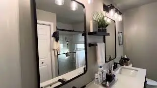 Review - USHOWER 2-Pack Black Bathroom Mirrors for Over Sink 24 x 36 Inch #vanitymirror #bathroom