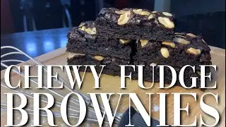 HOW TO BAKE CHEWY FUDGE BROWNIES (CHOCOLATE BROWNIES RECIPE) | ChefJ Kitchen N Tours