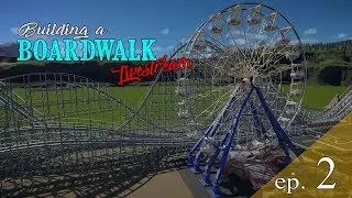 Planet Coaster w/ShadowxPhenix - Get to Know Me, My Work, and Boardwalk Build