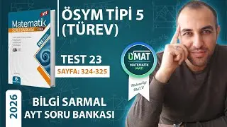 2026 BİLGİ SARMAL AYT MATEMATİK TÜREV TEST 23(ÖSYM TİPİ 5)
