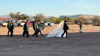 Boda en Santa Gertrudis (Tules) El Oro Durango. Entrada de los novios. 