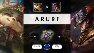 ARURF Match: Teemo vs Twisted Fate - EUW server Patch 25.24