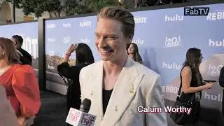 Dressed to kill actor Calum Worthy arrives at the 