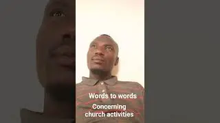 church operation.