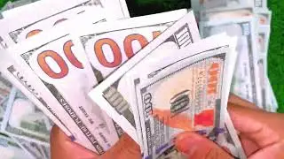 ASMR: Stacking and Counting Cash 💵 | 💵 Counting Stack of Bills ASMR – Whisper-Free Relaxation