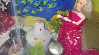 Barbie village doll routine/doll story/ Shiv Pooja/ Shivratri special/Dollfun/doll dress