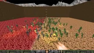 Doom infighting 100 soul harvester vs 100 lesser mutant