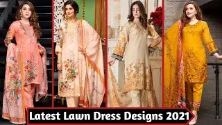 Latest lawn dress design 2021 | lawn dress design 2021 | lawn dress