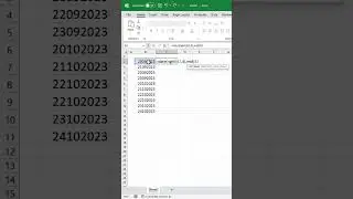 #excelsolutions How convert text to dates with a nested function #exceltips