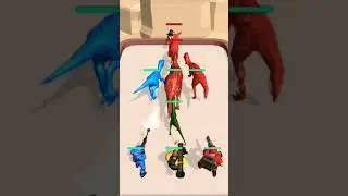 merge dinosaur battle fight level 15 😃😲