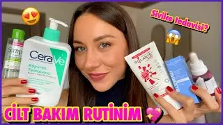 CİLT BAKIM RUTİNİM 💖 YAĞLI VE KARMA CİLTLER İÇİN KESİN ÇÖZÜM ÜRÜNLER! 😍 | SİVİLCE TEDAVİM?