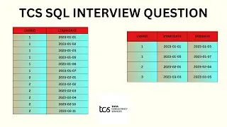 TCS SQL INTERVIEW QUESTION | Gaps and Islands